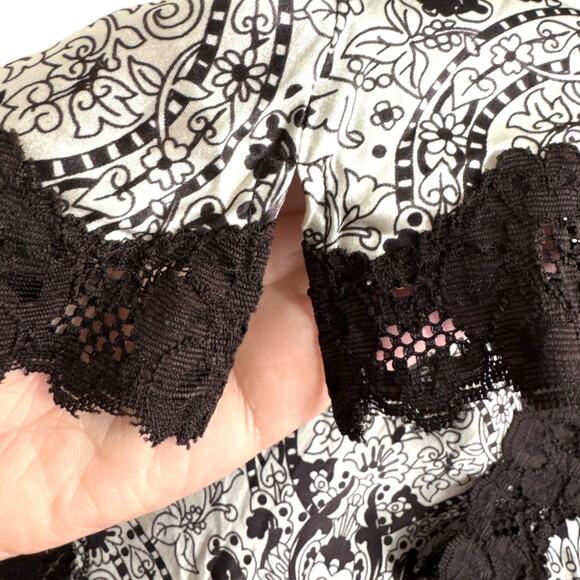 INC International Concepts 100% Silk Floral Lace Trimmed Camisole Women's 8P - Picture 8 of 9